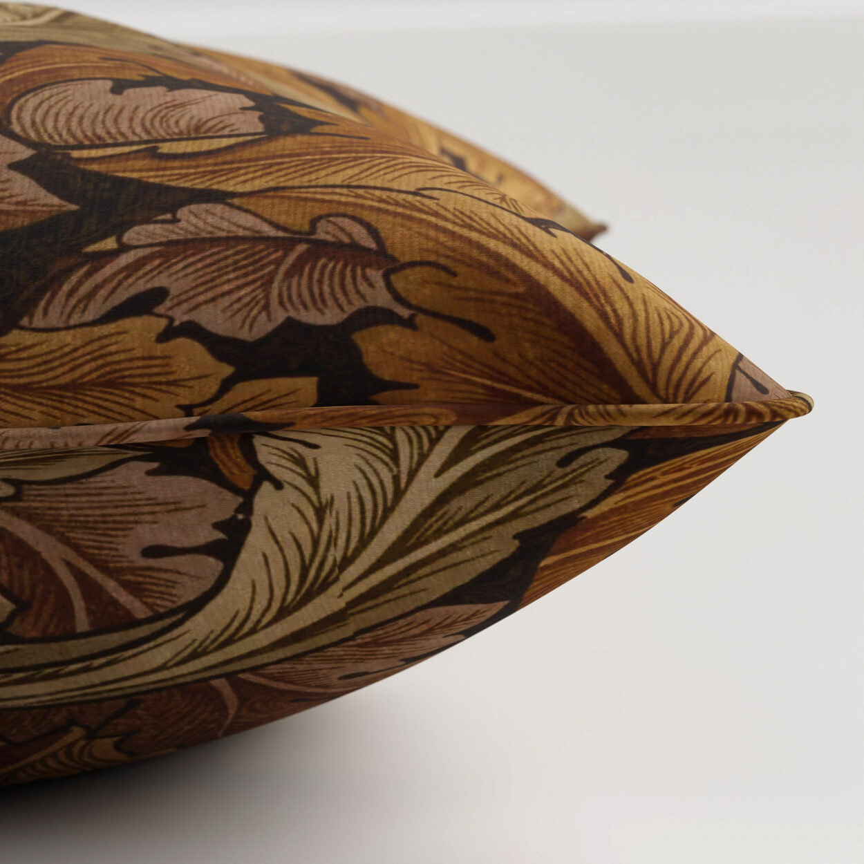 William Morris At Home Acanthus Velvet Acorn Cushion - Image 3
