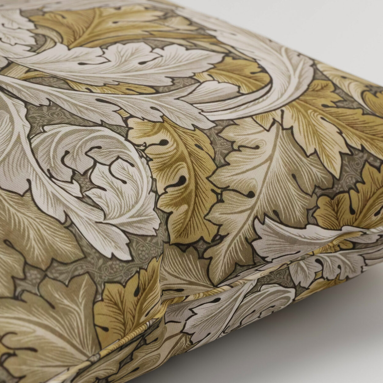 William Morris At Home Acanthus Velvet Flint Cushion - Image 2