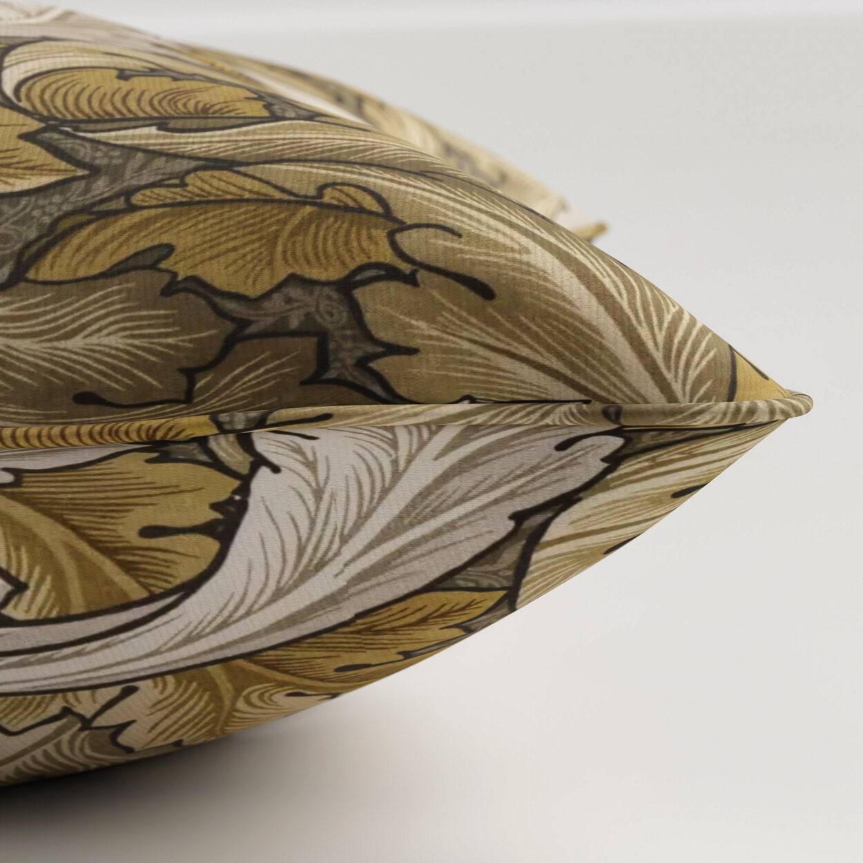 William Morris At Home Acanthus Velvet Flint Cushion - Image 3
