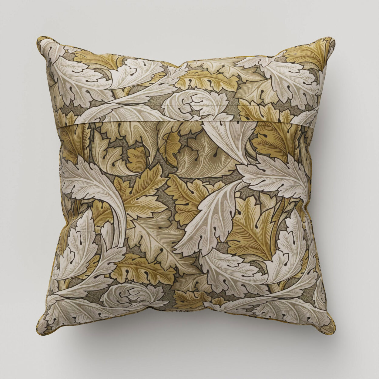 William Morris At Home Acanthus Velvet Flint Cushion - Image 4