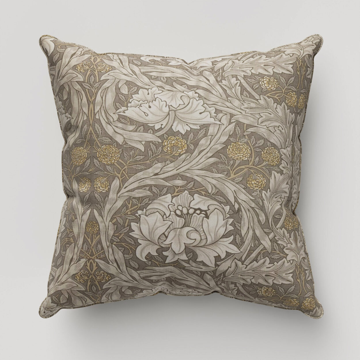 William Morris At Home African Marigold Limestone Cushion