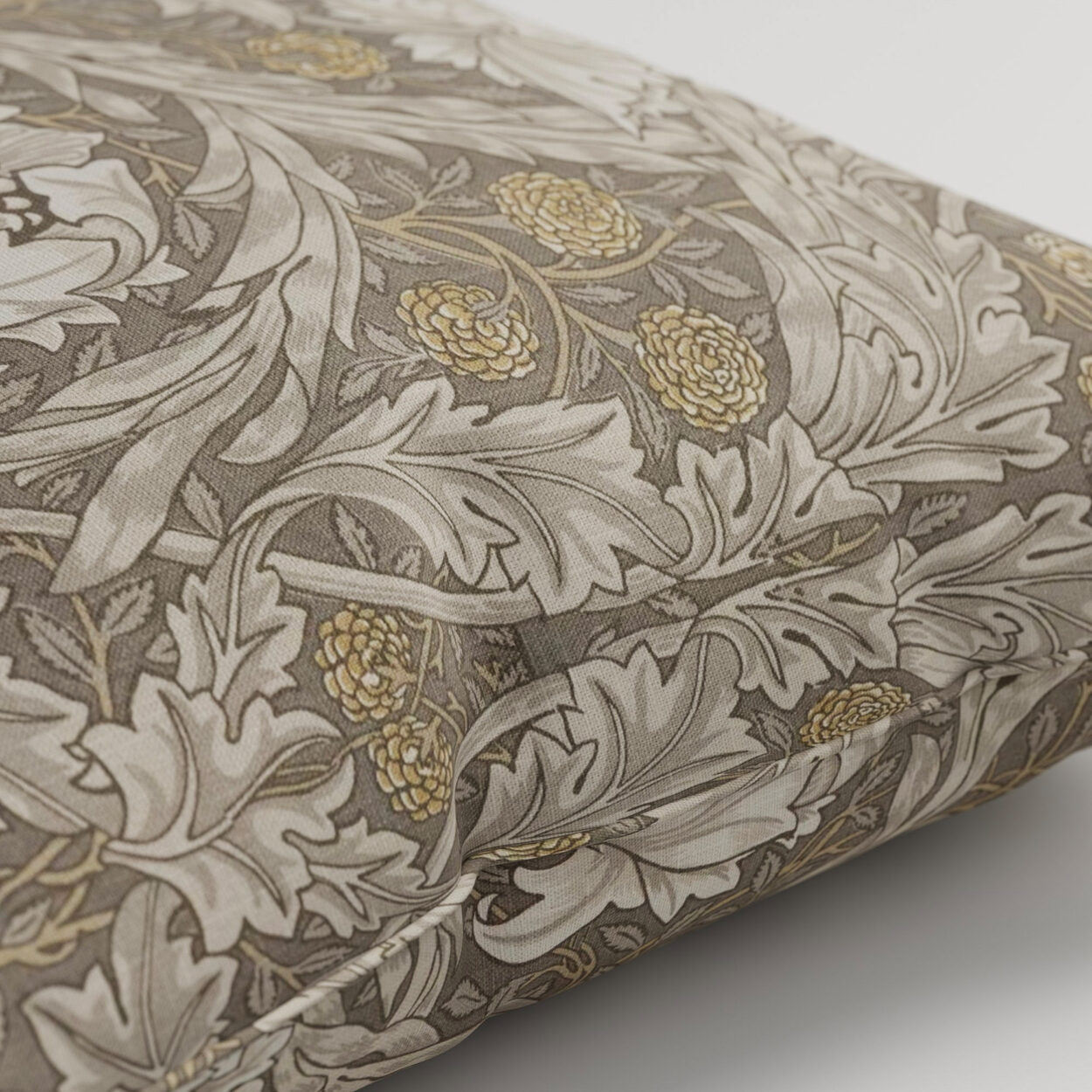 William Morris At Home African Marigold Limestone Cushion - Image 2