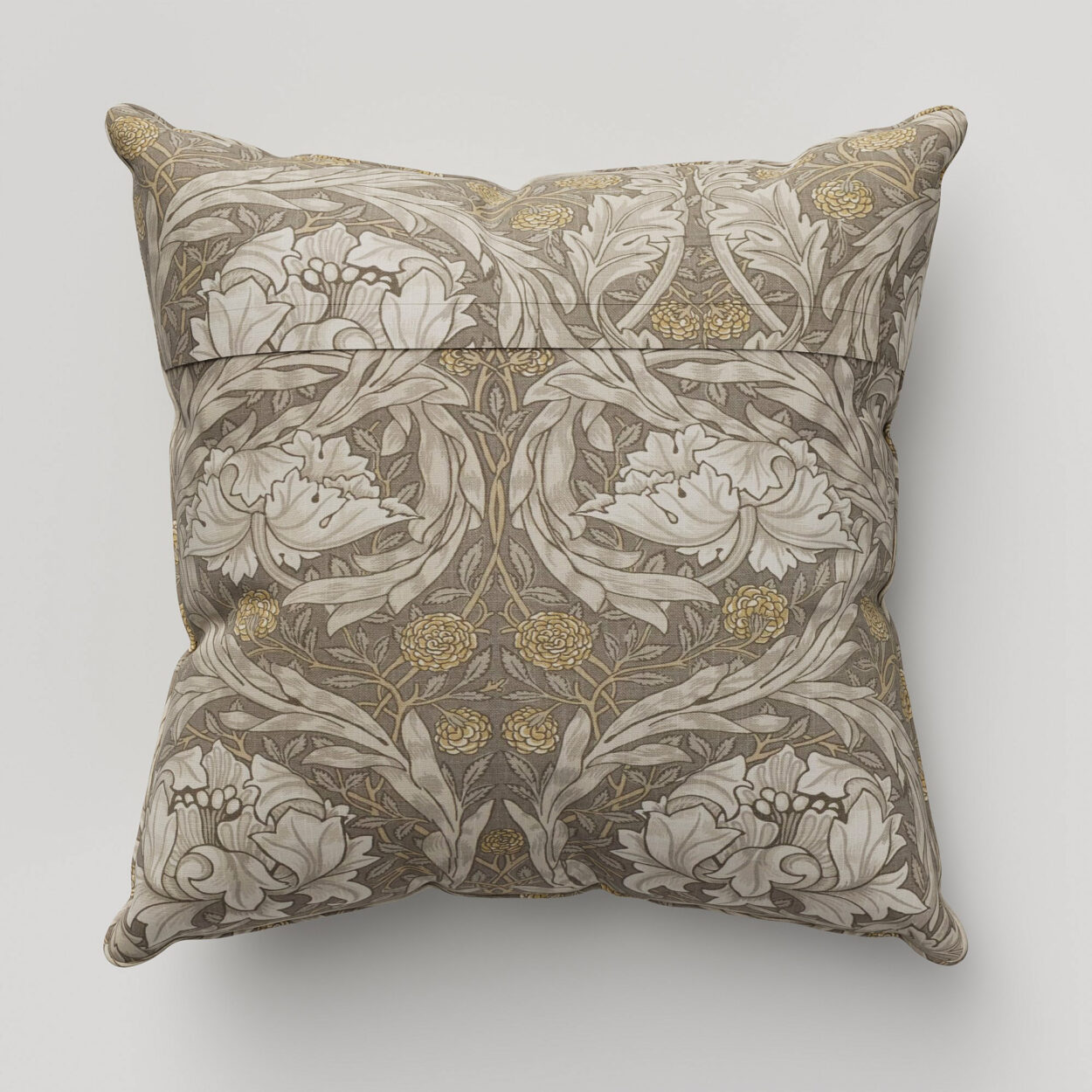 William Morris At Home African Marigold Limestone Cushion - Image 4