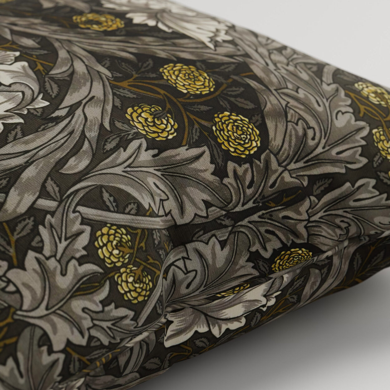 William Morris At Home African Marigold Velvet Iron Cushion - Image 2