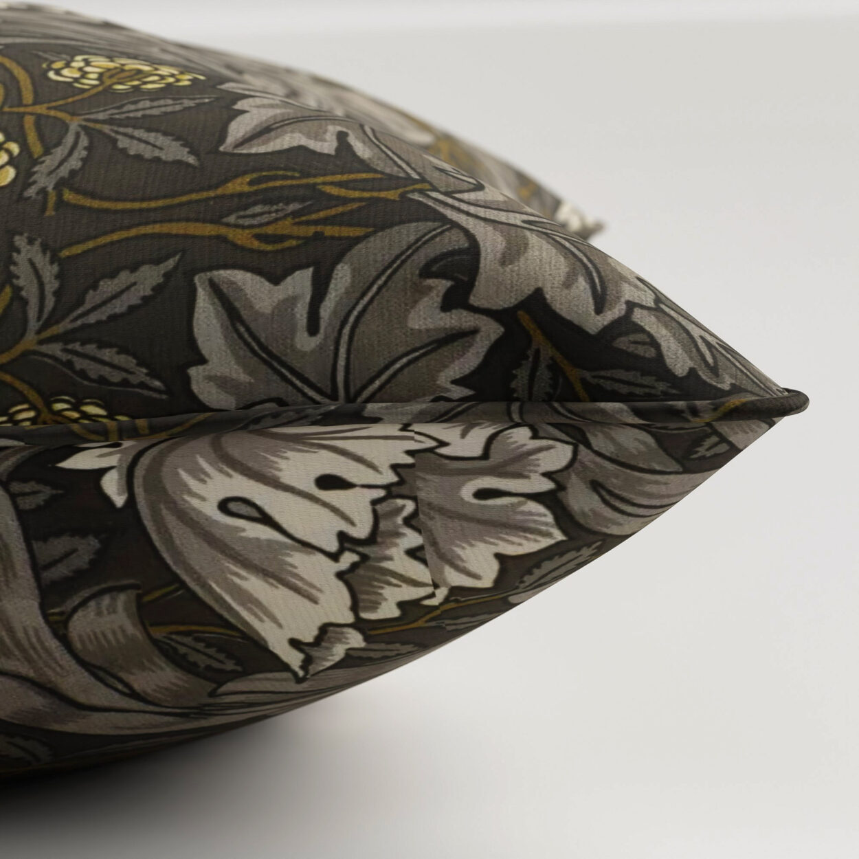 William Morris At Home African Marigold Velvet Iron Cushion - Image 3