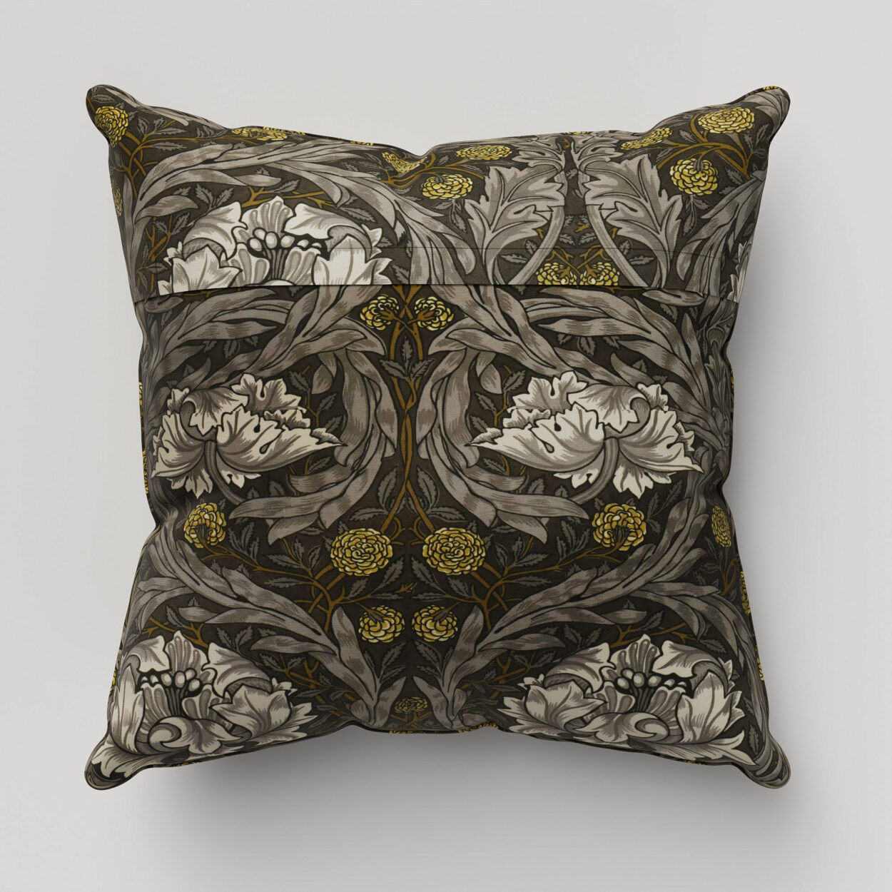 William Morris At Home African Marigold Velvet Iron Cushion - Image 4