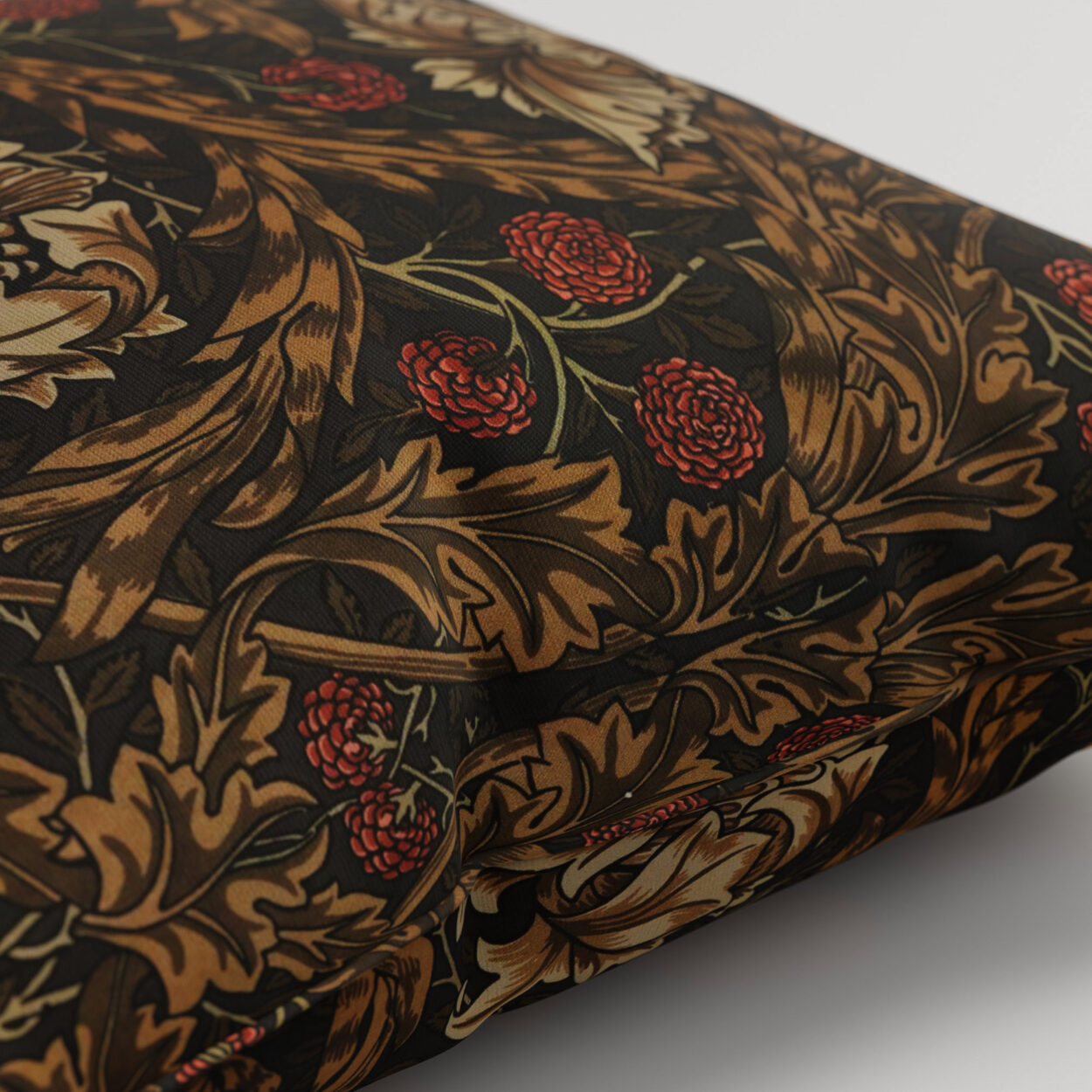 William Morris At Home African Marigold Velvet Walnut Cushion - Image 2