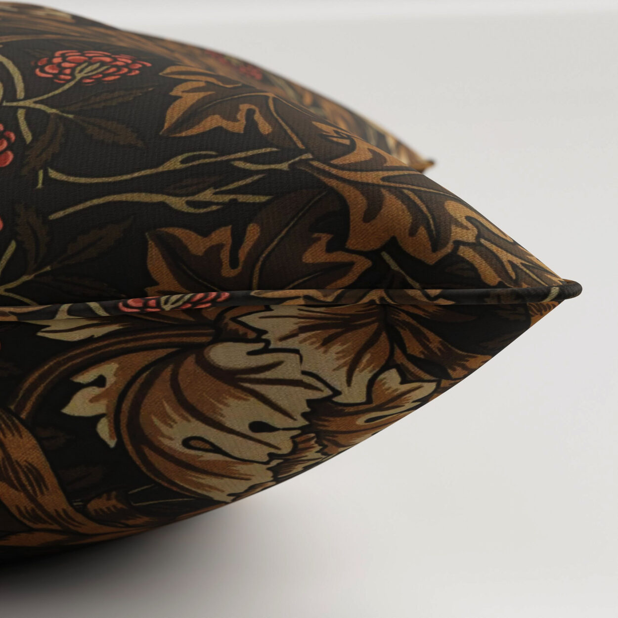 William Morris At Home African Marigold Velvet Walnut Cushion - Image 3
