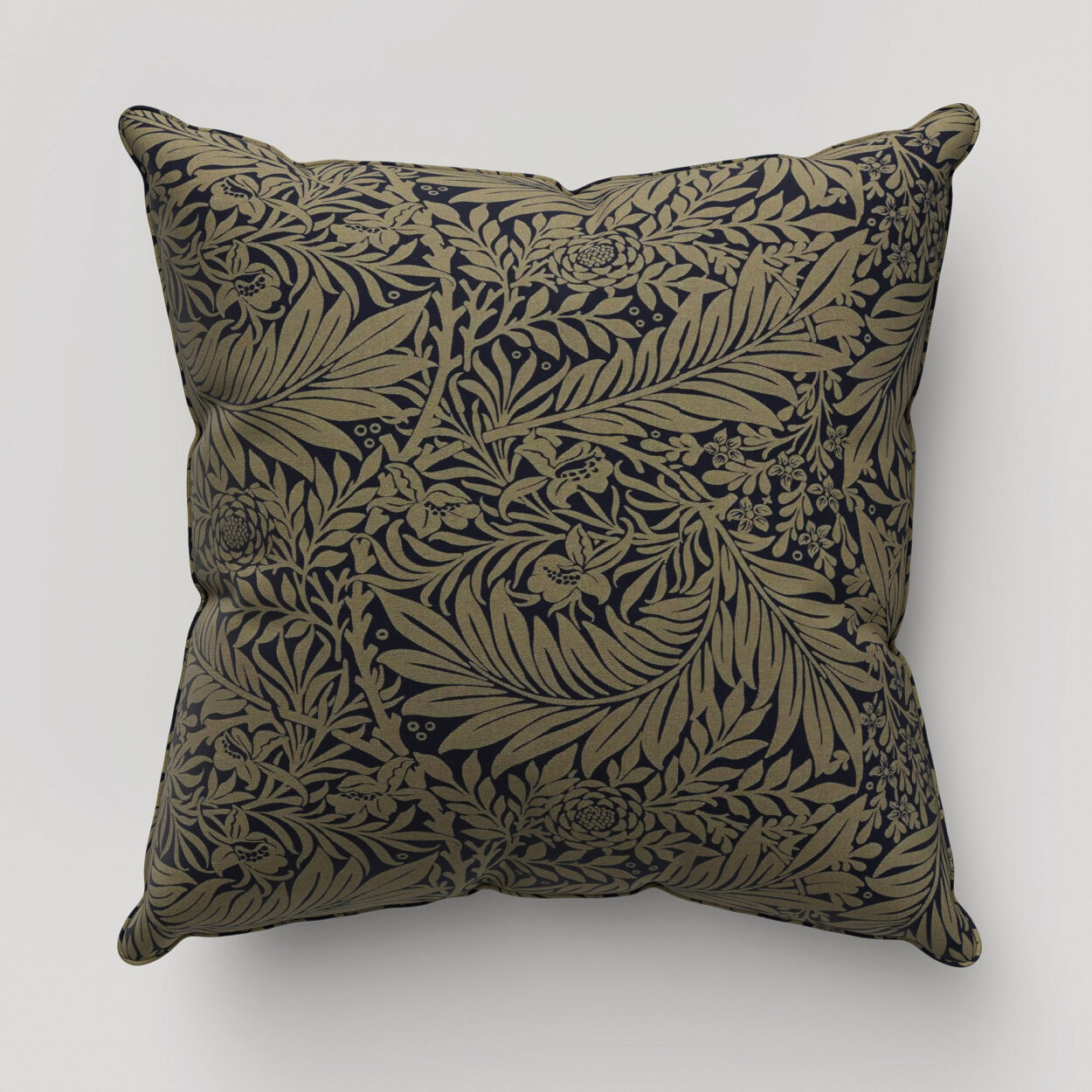 William Morris At Home Larkspur Woven Indigo Cushion