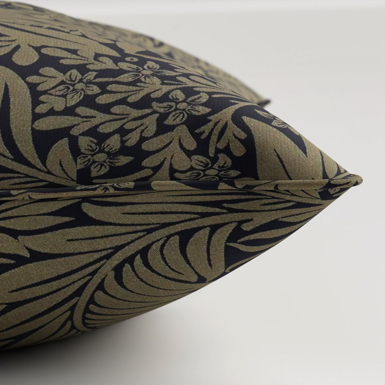 William Morris At Home Larkspur Woven Indigo Cushion - Image 3