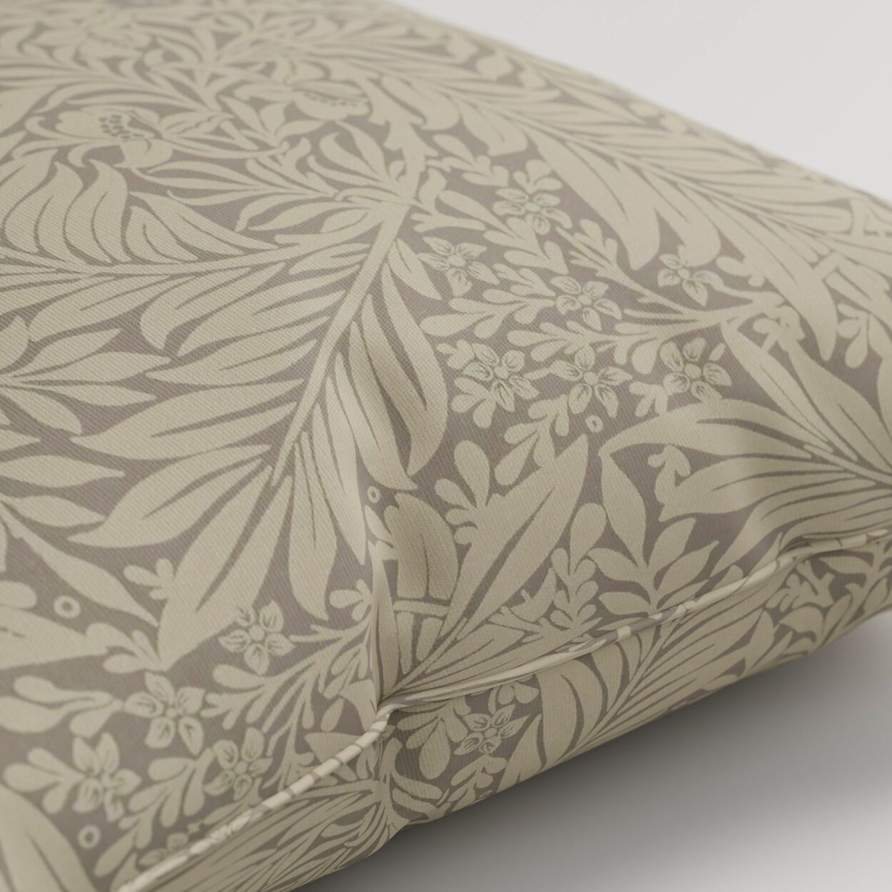 William Morris At Home Larkspur Woven Limestone Cushion - Image 2