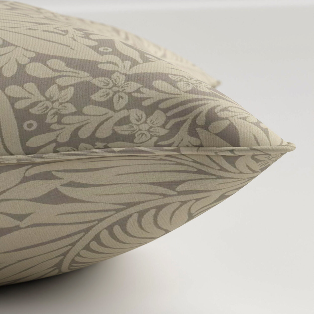 William Morris At Home Larkspur Woven Limestone Cushion - Image 3
