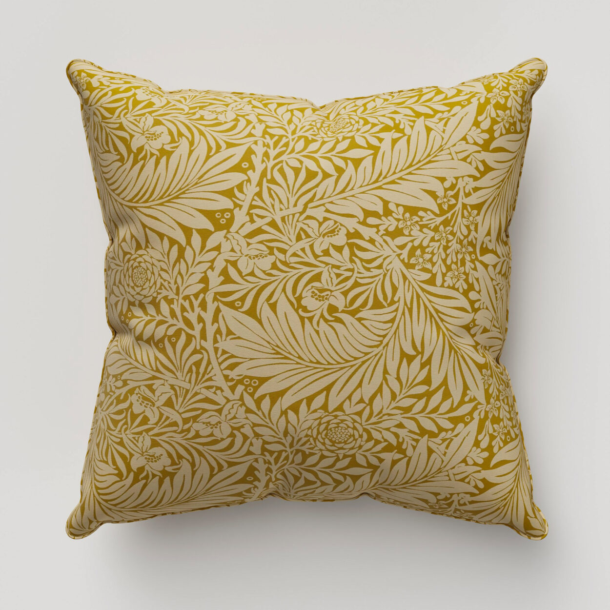 William Morris At Home Larkspur Woven Ochre Cushion