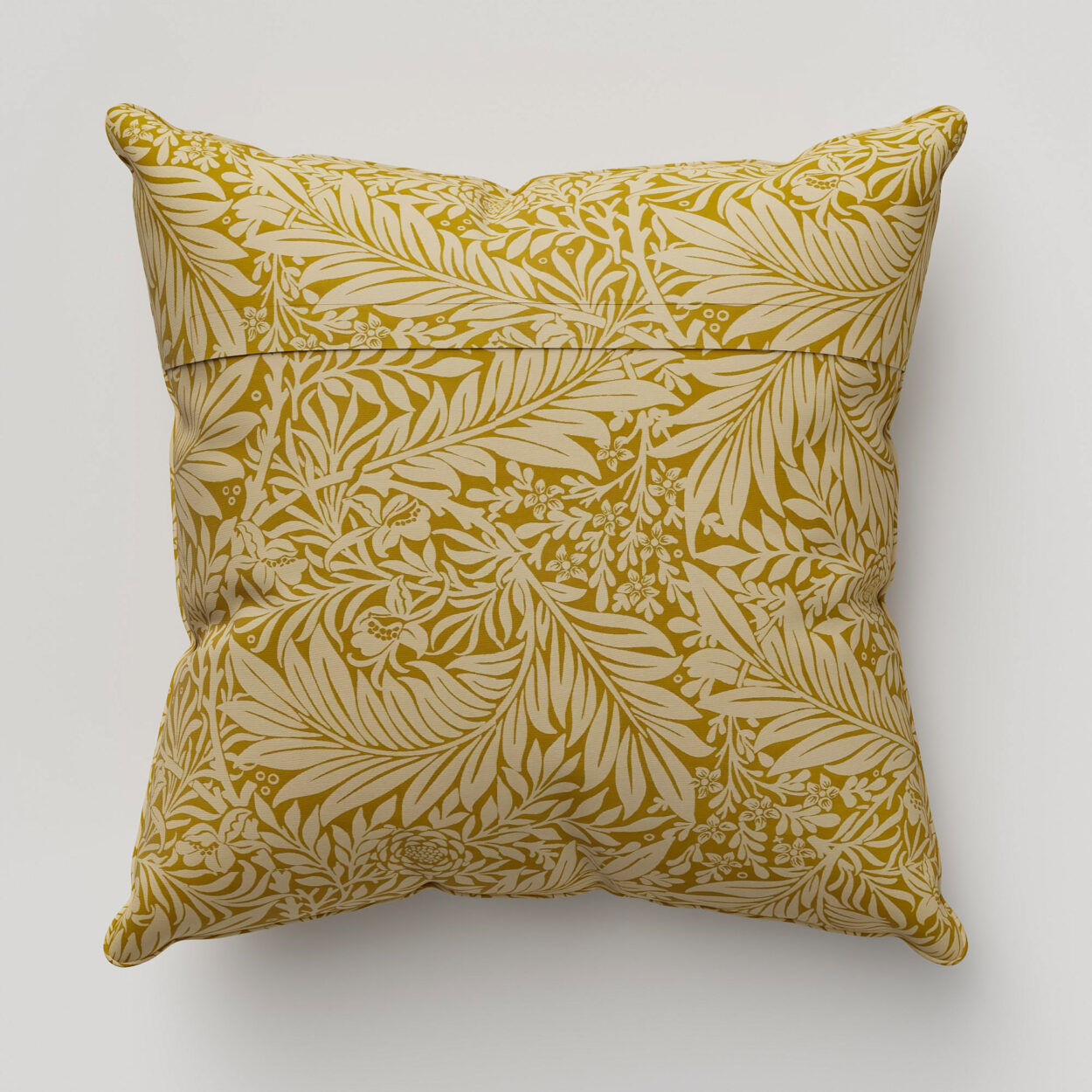 William Morris At Home Larkspur Woven Ochre Cushion - Image 4