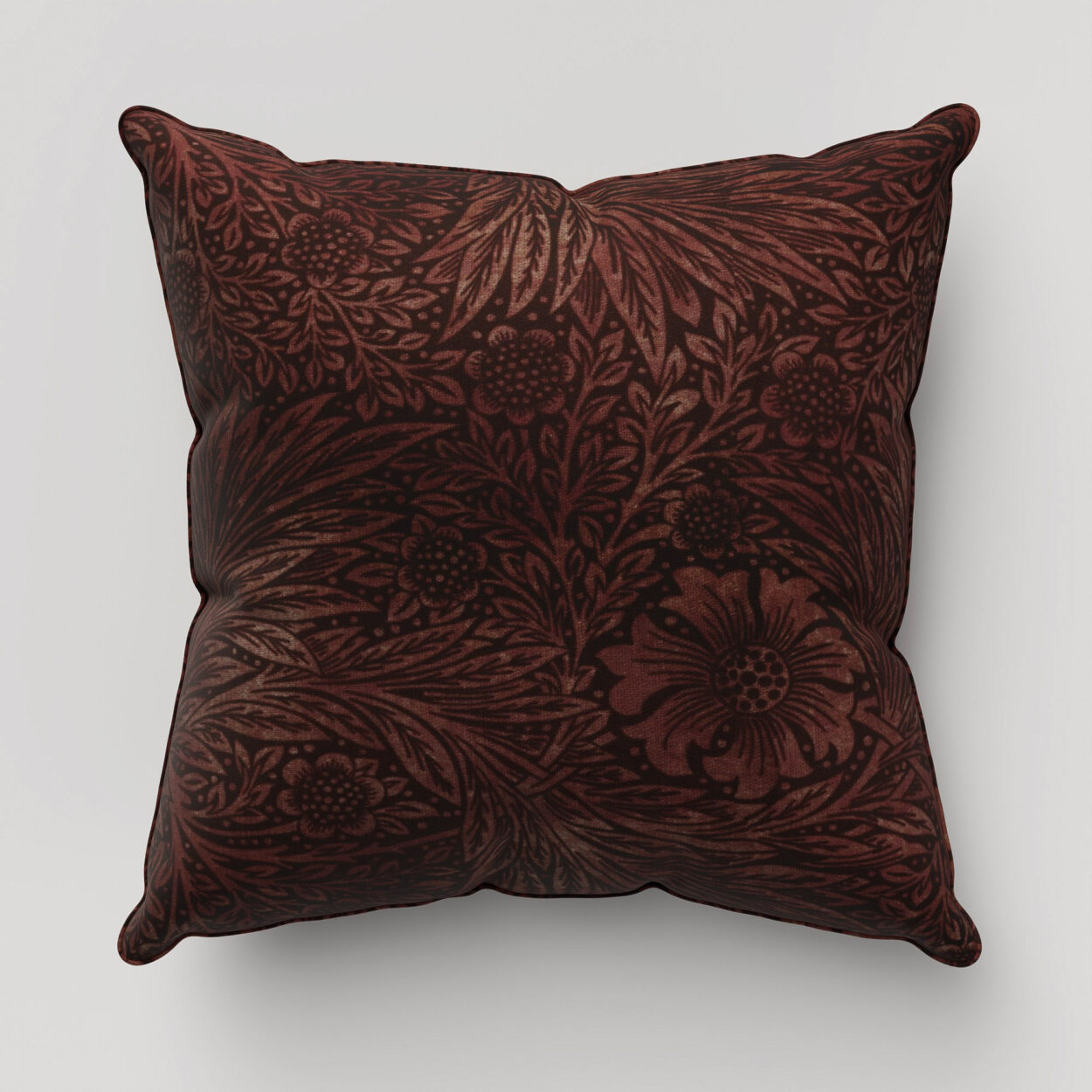 William Morris At Home Marigold Velvet Berry Cushion