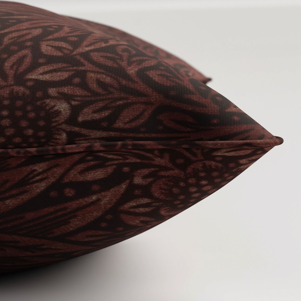 William Morris At Home Marigold Velvet Berry Cushion - Image 3