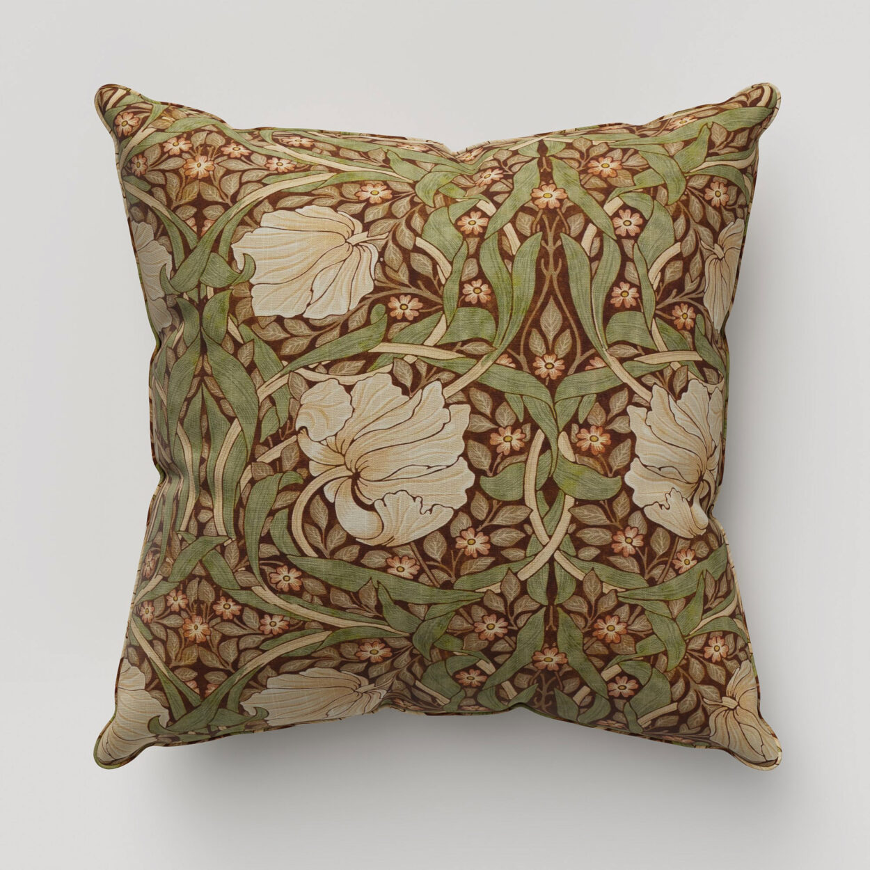 William Morris At Home Pimpernel Brick Cushion