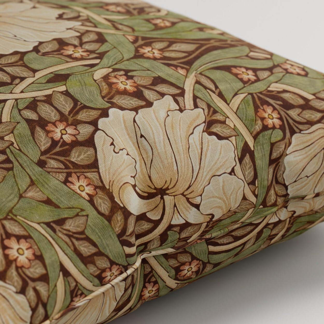 William Morris At Home Pimpernel Brick Cushion - Image 2