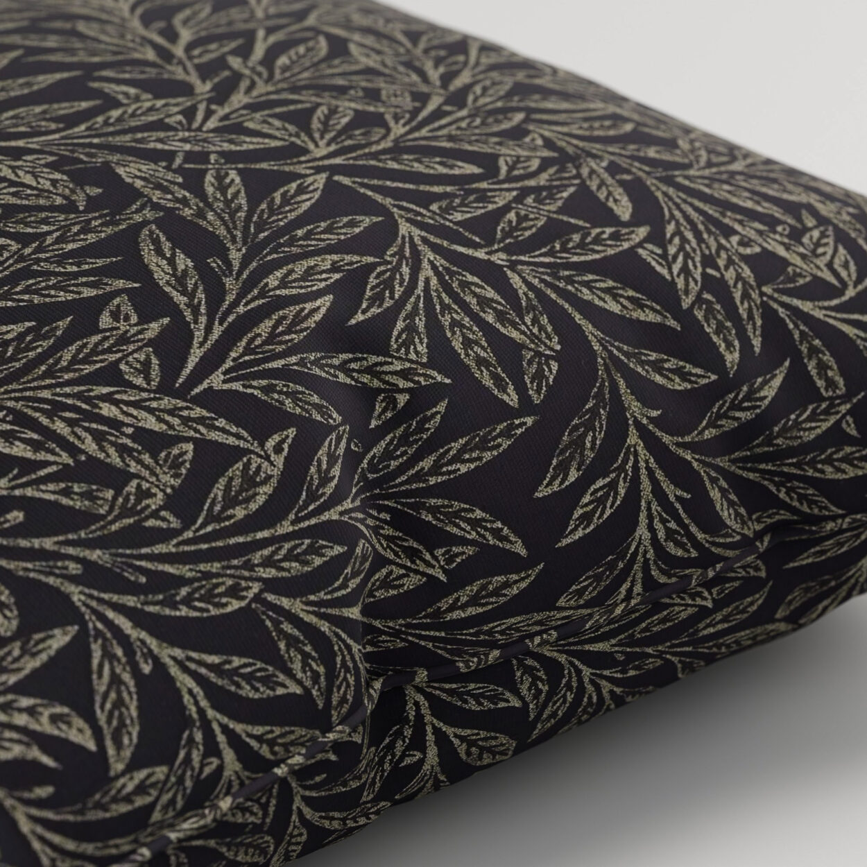 William Morris At Home Willow Woven Indigo Cushion - Image 2
