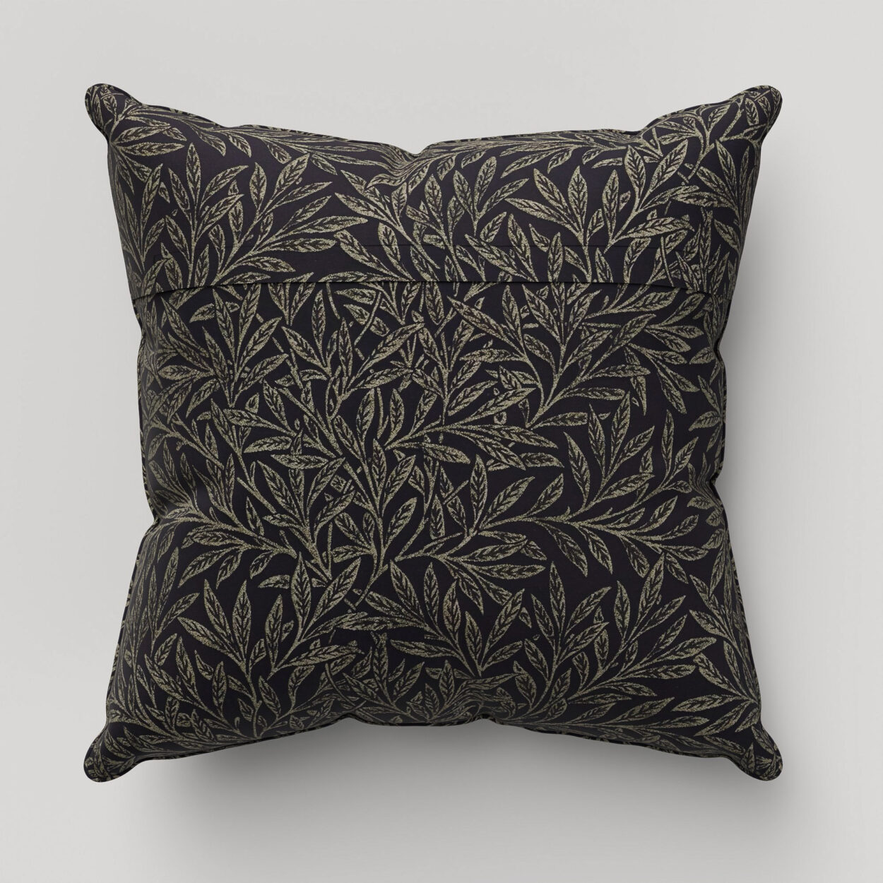 William Morris At Home Willow Woven Indigo Cushion - Image 4