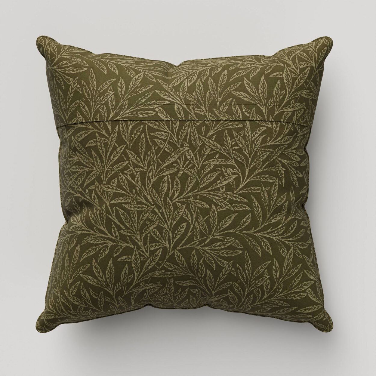 William Morris At Home Willow Woven Sage Cushion - Image 4