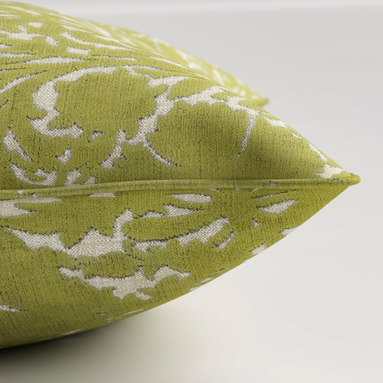 William Morris At Home Compton Silhouette Velvet Apple Cushion - Image 3