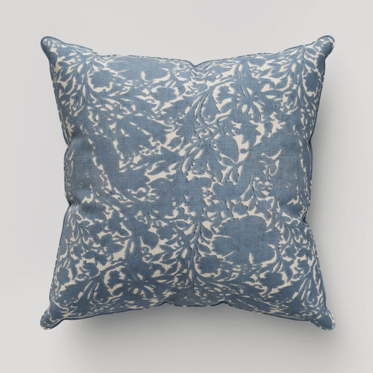William Morris At Home Compton Silhouette Velvet Indigo Cushion