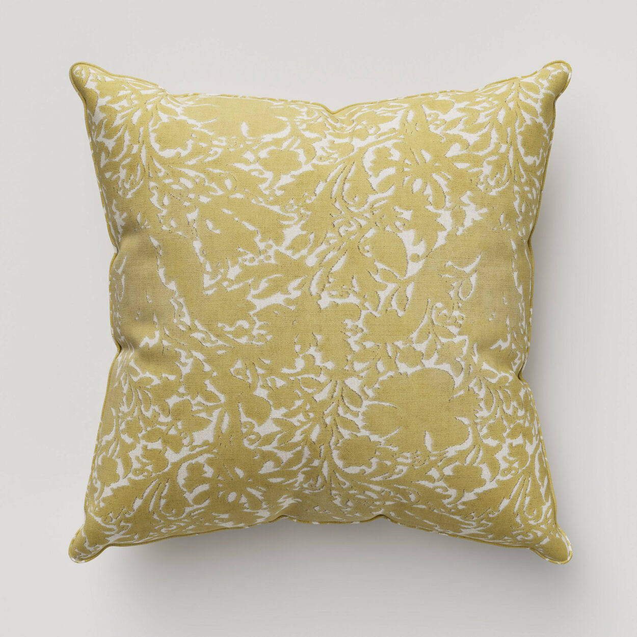 William Morris At Home Compton Silhouette Velvet Barley Cushion