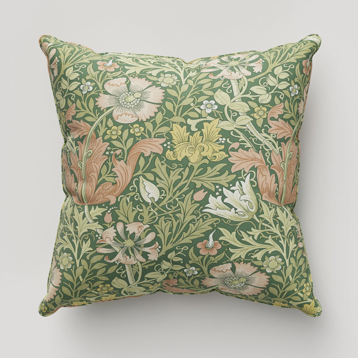 William Morris At Home Compton Velvet Apple Cushion