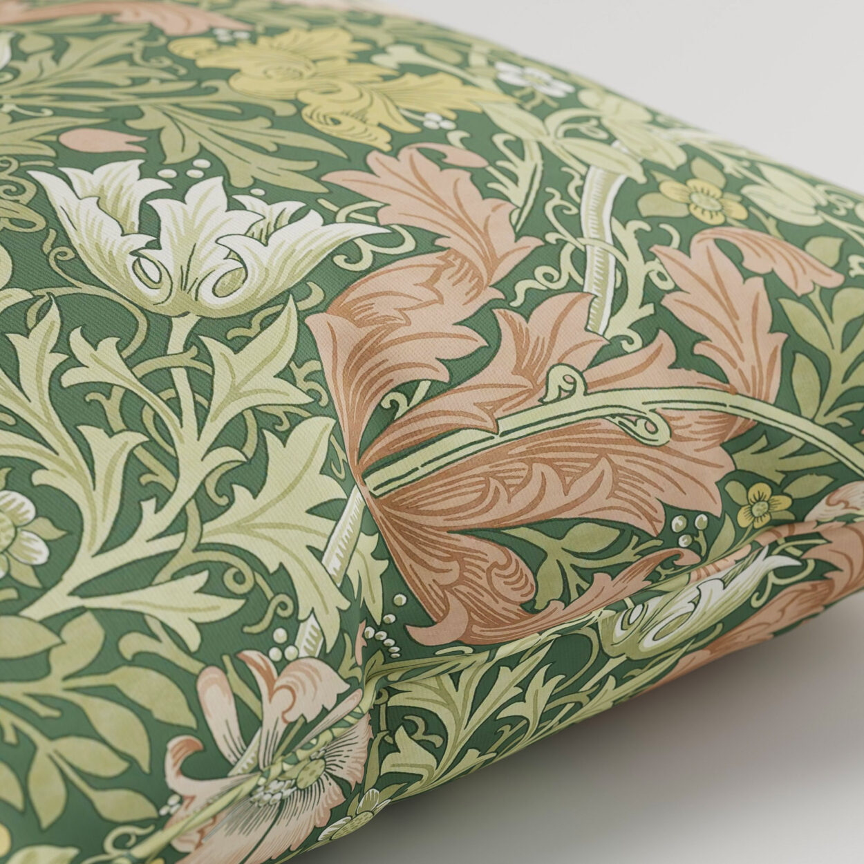 William Morris At Home Compton Velvet Apple Cushion - Image 2
