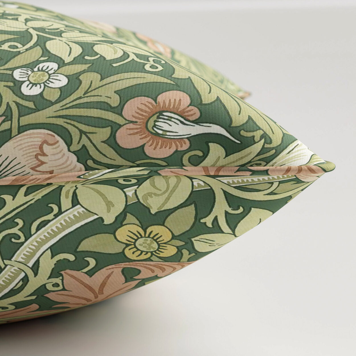 William Morris At Home Compton Velvet Apple Cushion - Image 3