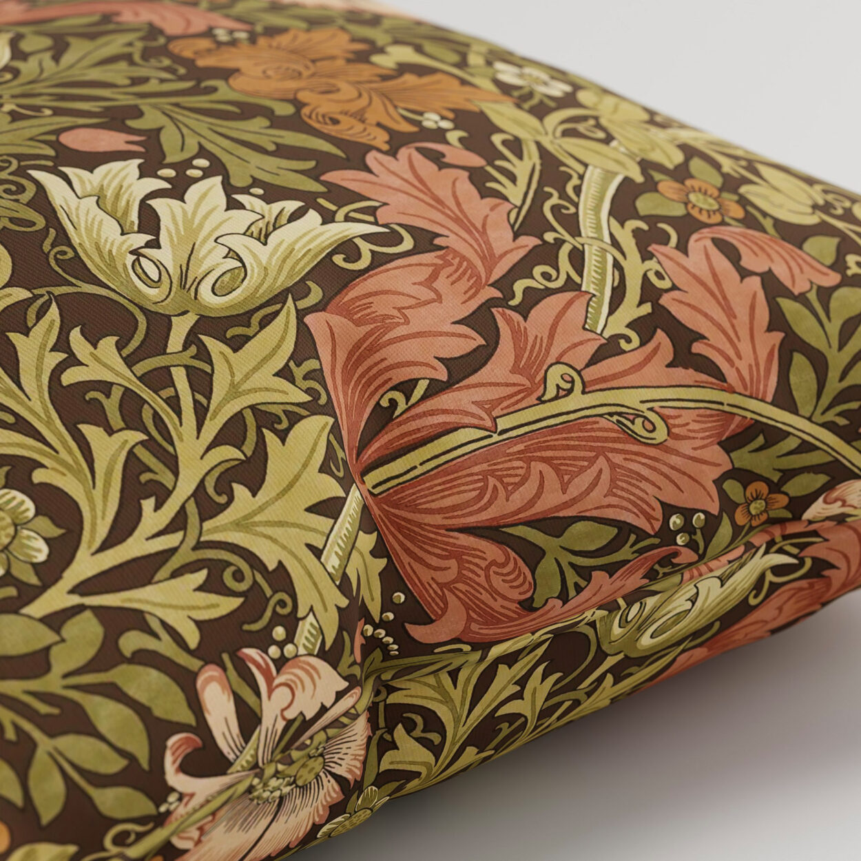 William Morris At Home Compton Velvet Brick Cushion - Image 2