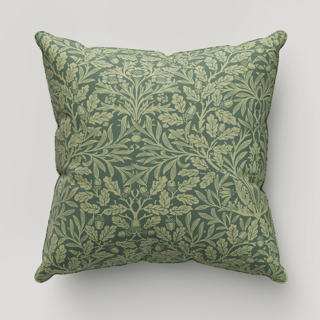 William Morris At Home Acorn Eucalyptus Cushion