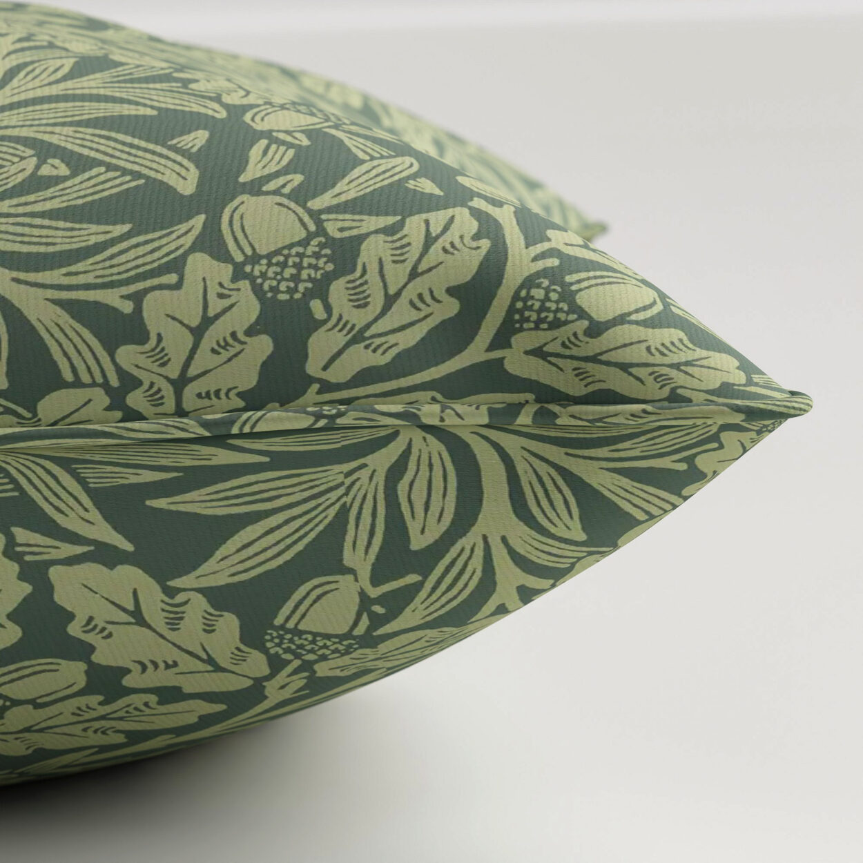 William Morris At Home Acorn Eucalyptus Cushion - Image 3