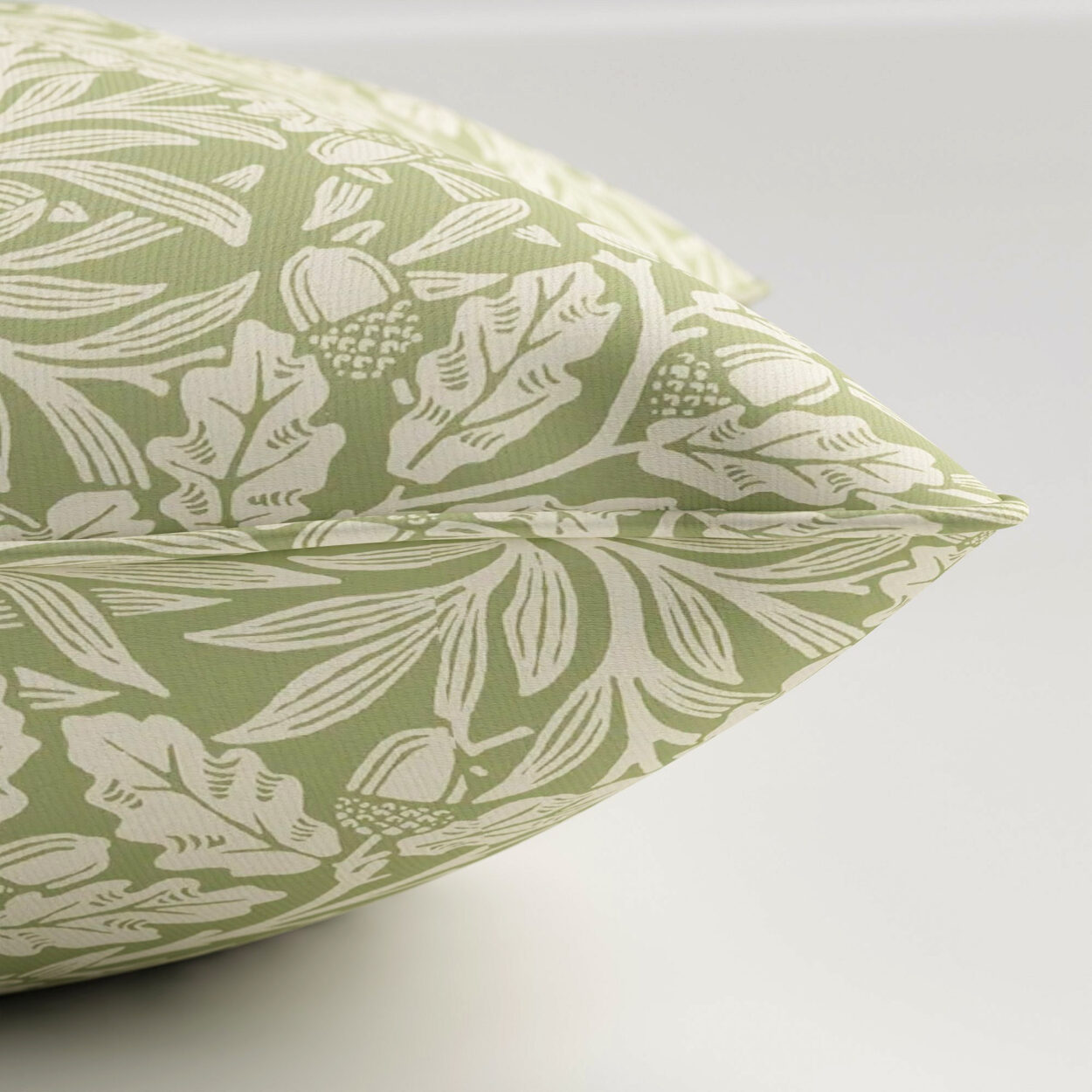 William Morris At Home Acorn Lichen Cushion - Image 3