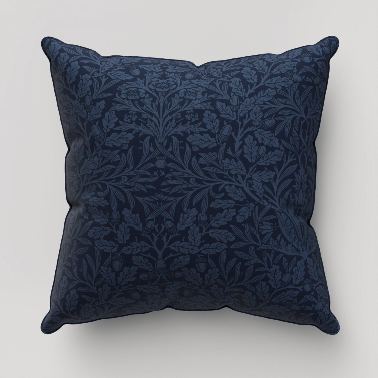 William Morris At Home Acorn Velvet Midnight Cushion