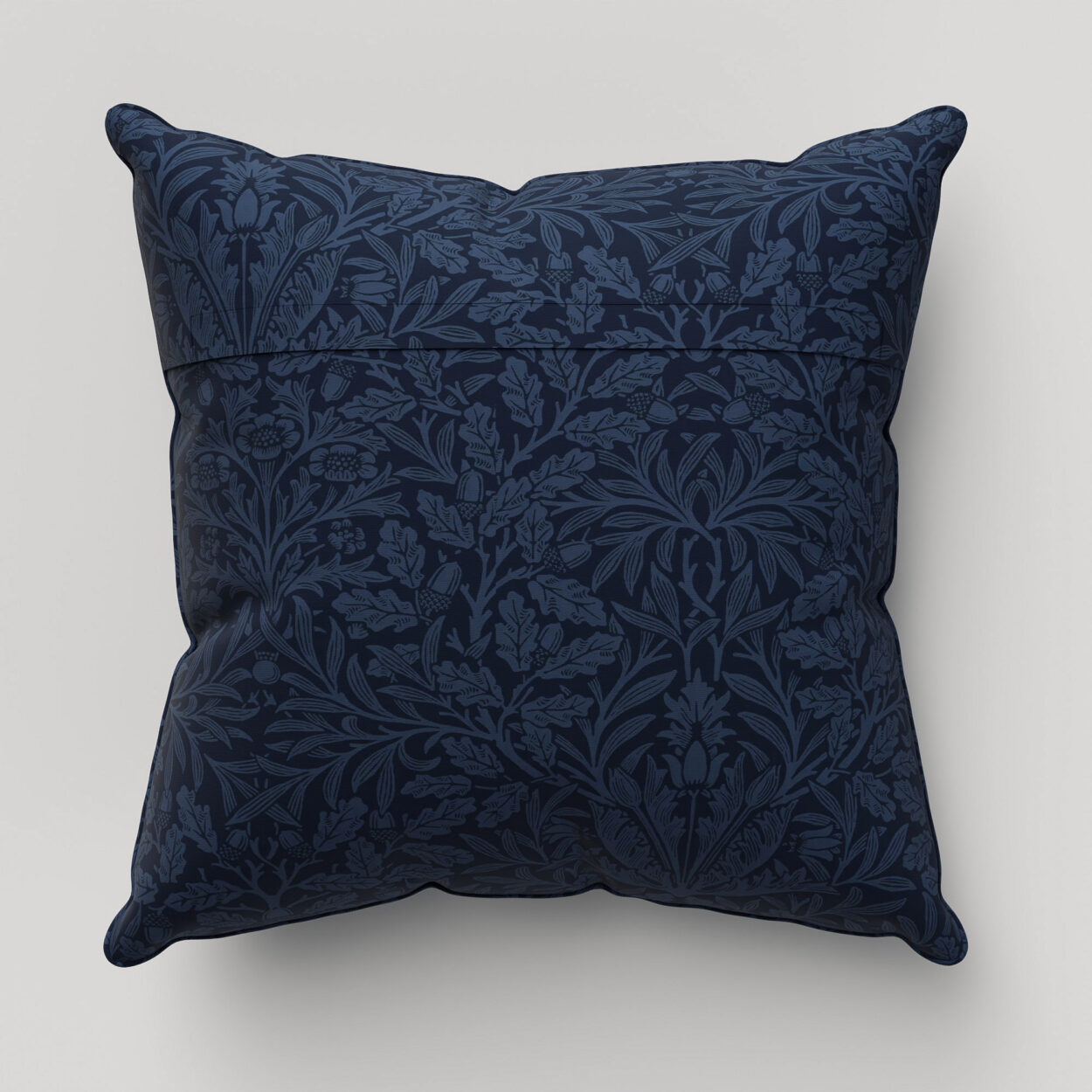 William Morris At Home Acorn Velvet Midnight Cushion - Image 4