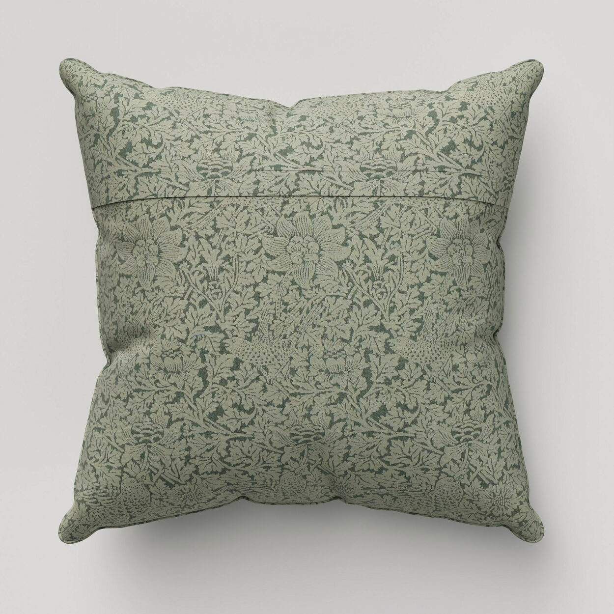 William Morris At Home Bird and Anemone Woven Eucalyptus Cushion - Image 4