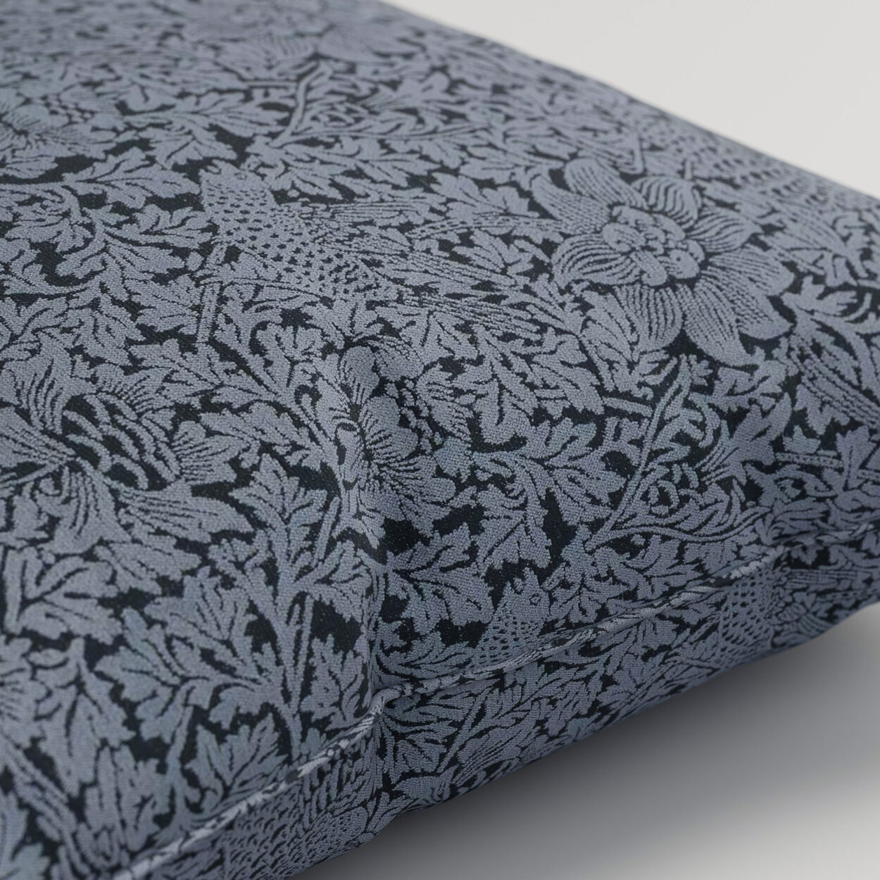 William Morris At Home Bird and Anemone Woven Midnight Cushion - Image 2