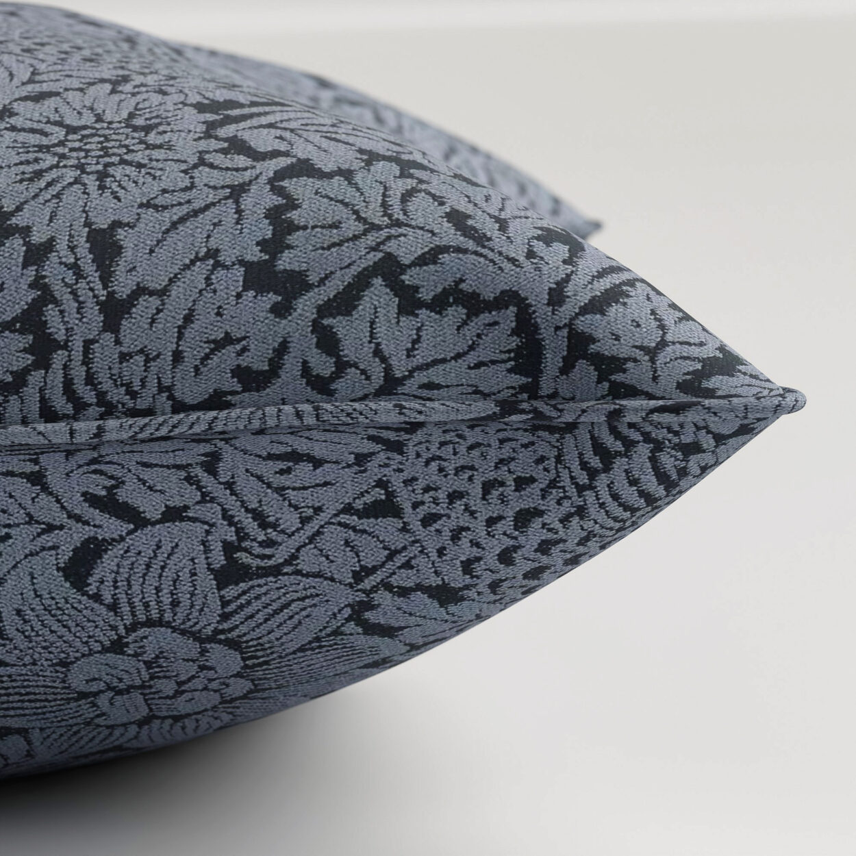 William Morris At Home Bird and Anemone Woven Midnight Cushion - Image 3