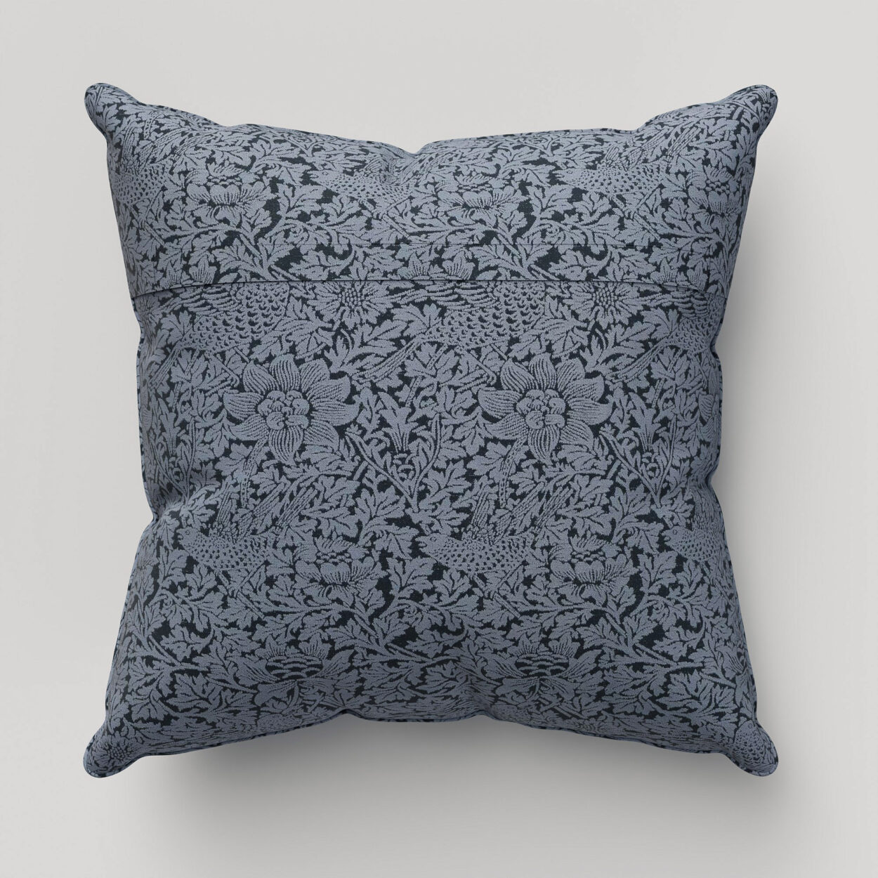 William Morris At Home Bird and Anemone Woven Midnight Cushion - Image 4