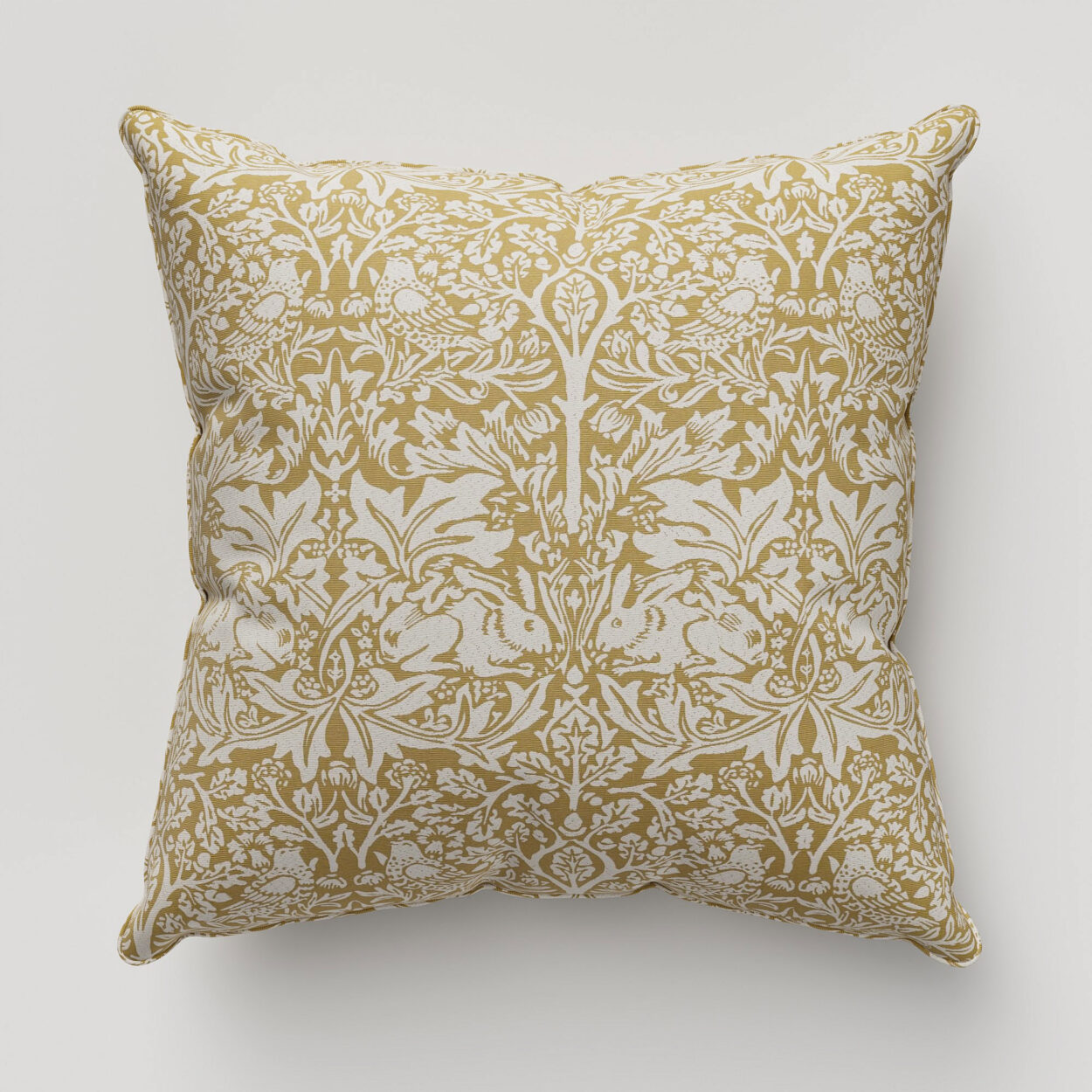 William Morris At Home Brother Rabbit Woven Honey Cushion