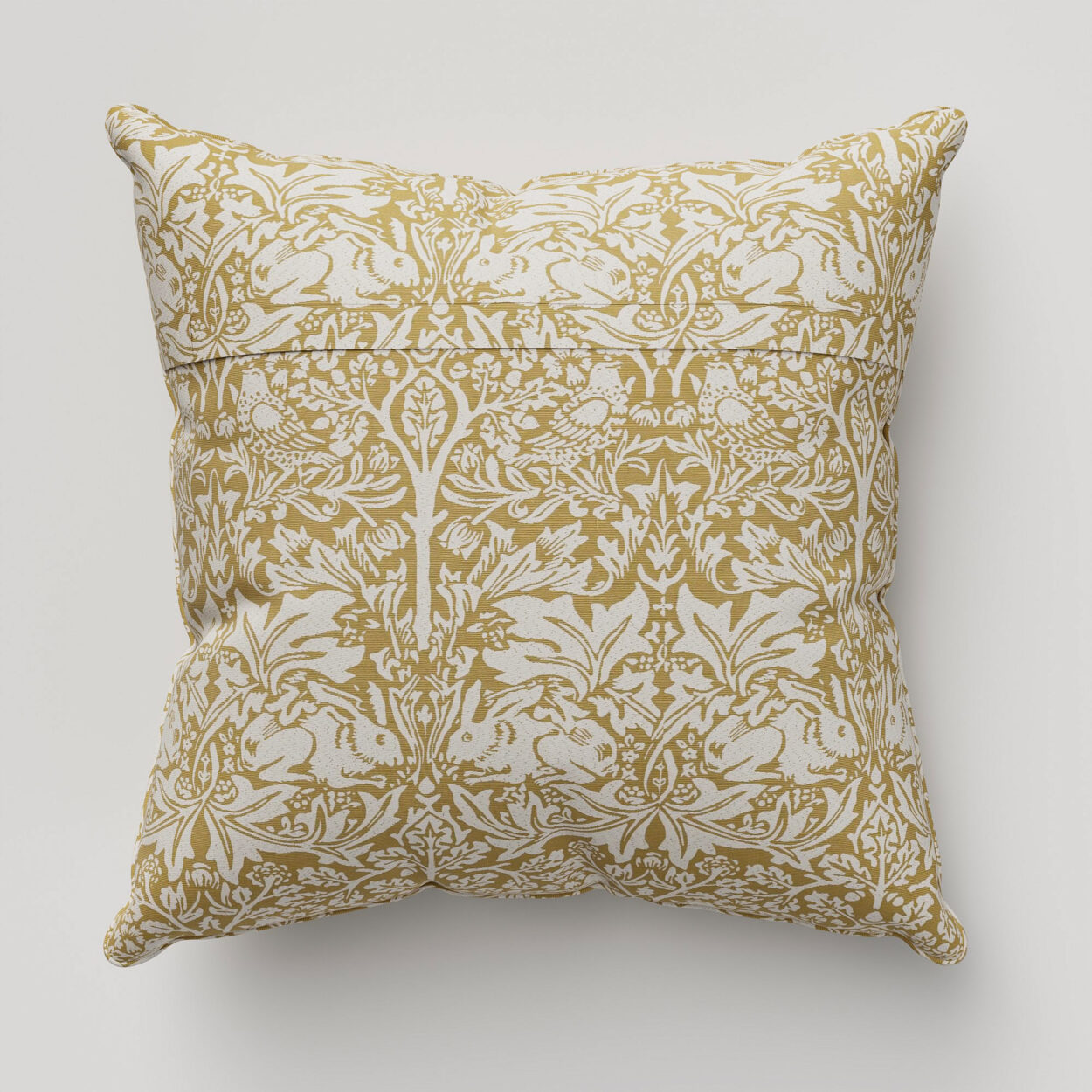 William Morris At Home Brother Rabbit Woven Honey Cushion - Image 4