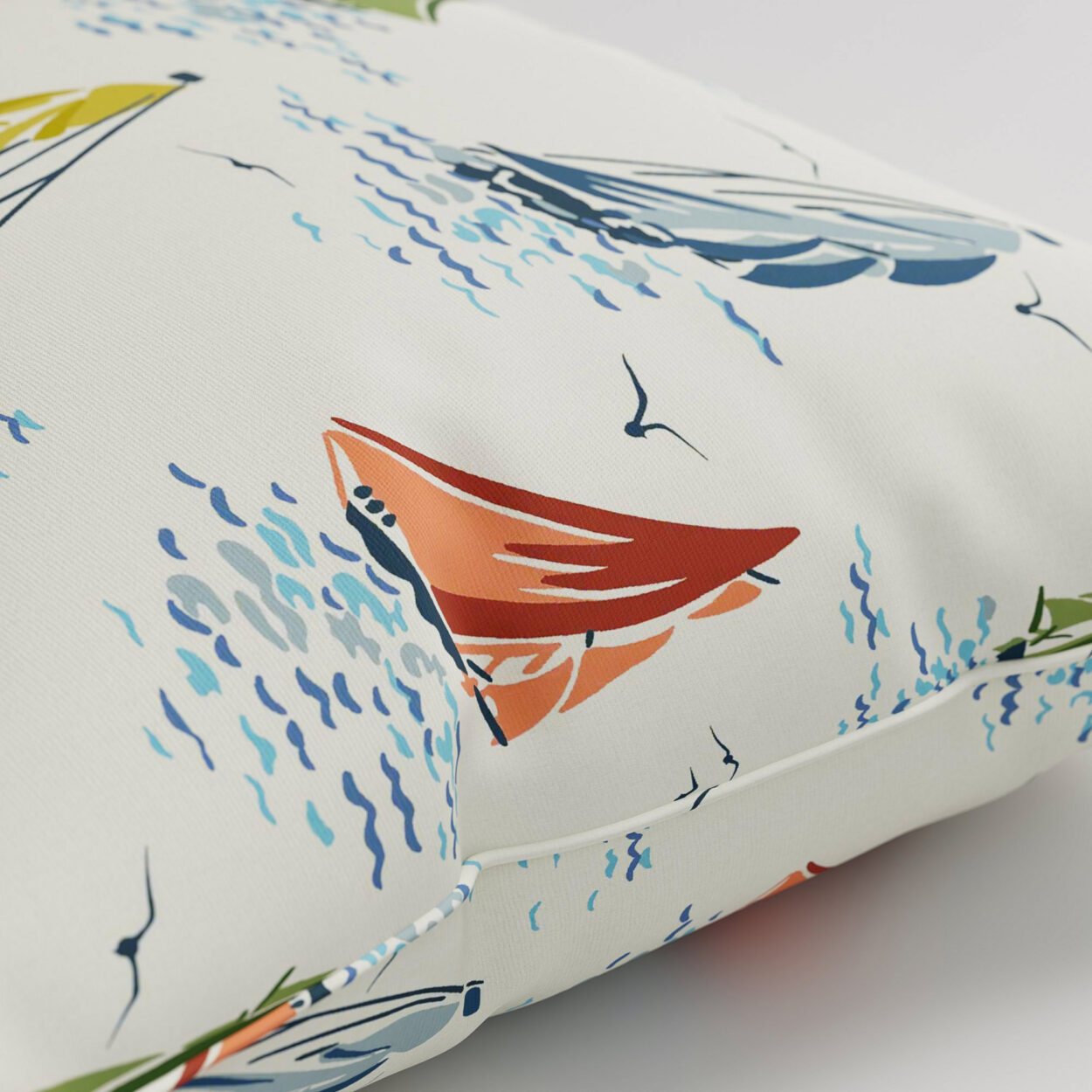 Laura Ashley A'hoy Sail Boats Multi Cushion - Image 2
