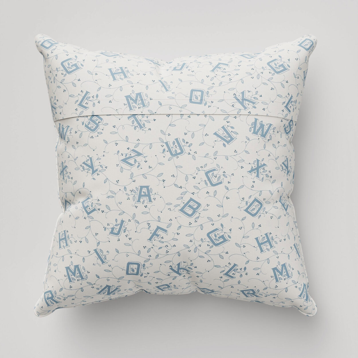 Laura Ashley A'hoy Alphabet Dark Seaspray Cushion - Image 4