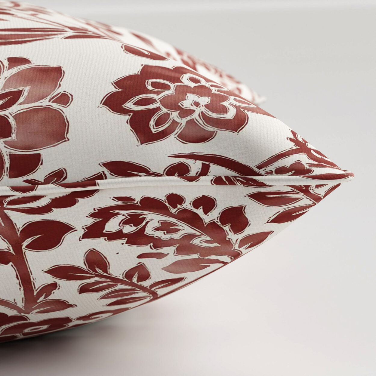 Laura Ashley Adain Palace Crimson Red Cushion - Image 3