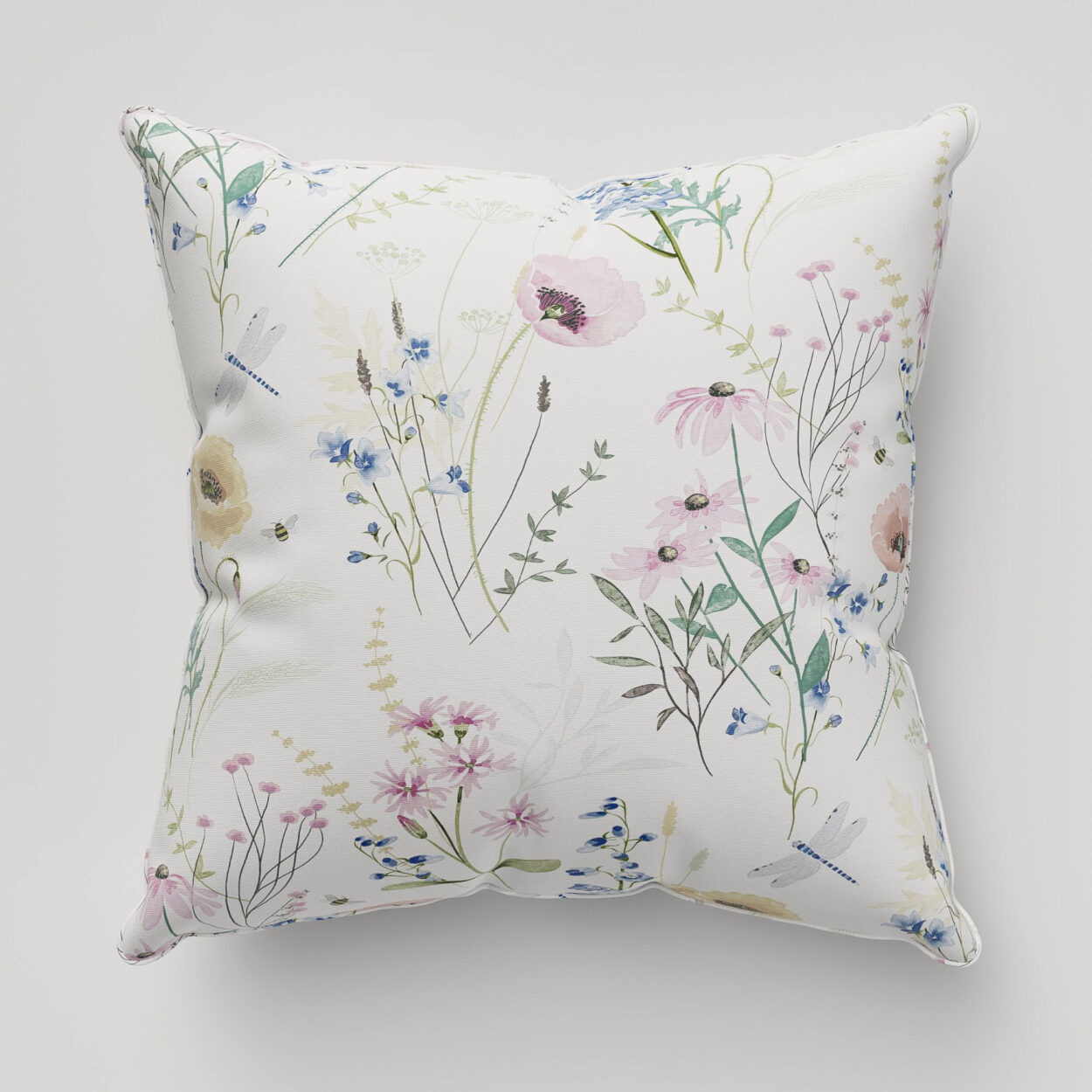 Laura Ashley Alford Meadow Delpinium Blue Cushion