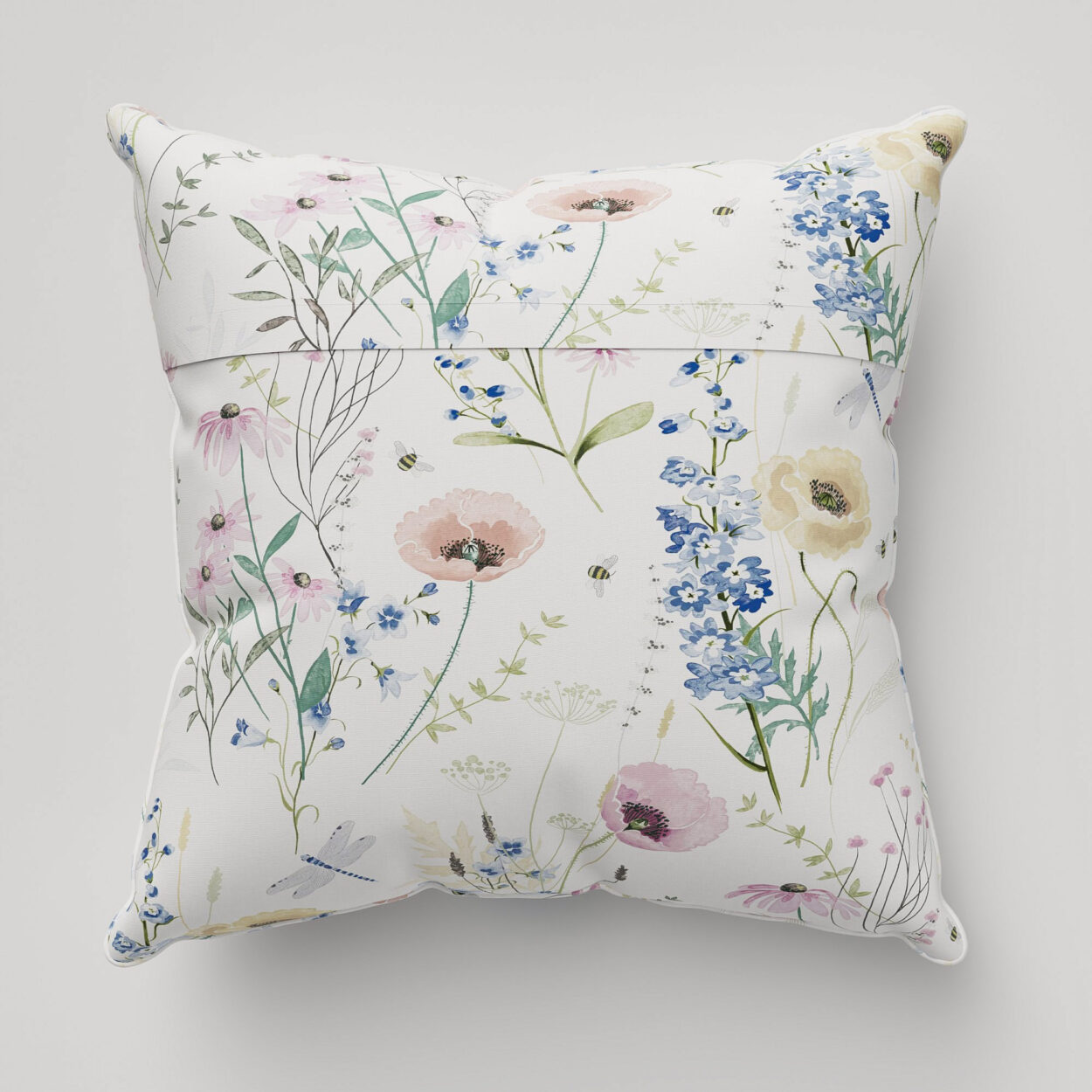 Laura Ashley Alford Meadow Delpinium Blue Cushion - Image 4