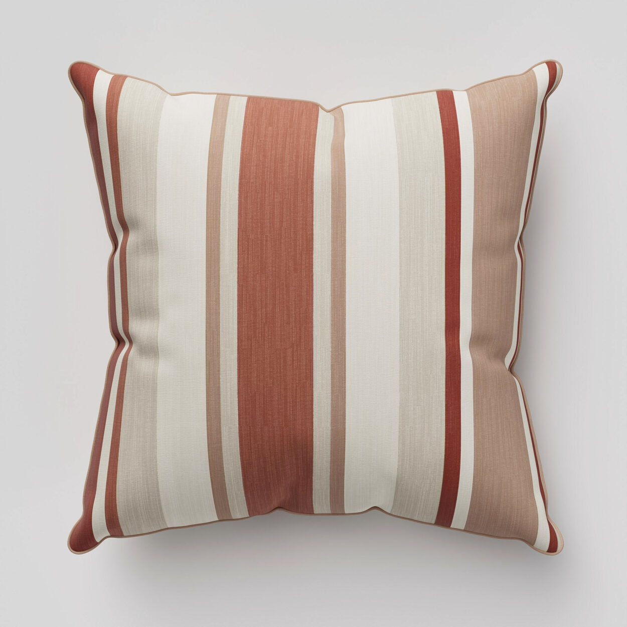 Laura Ashley Awning Stripe Crimson Cushion