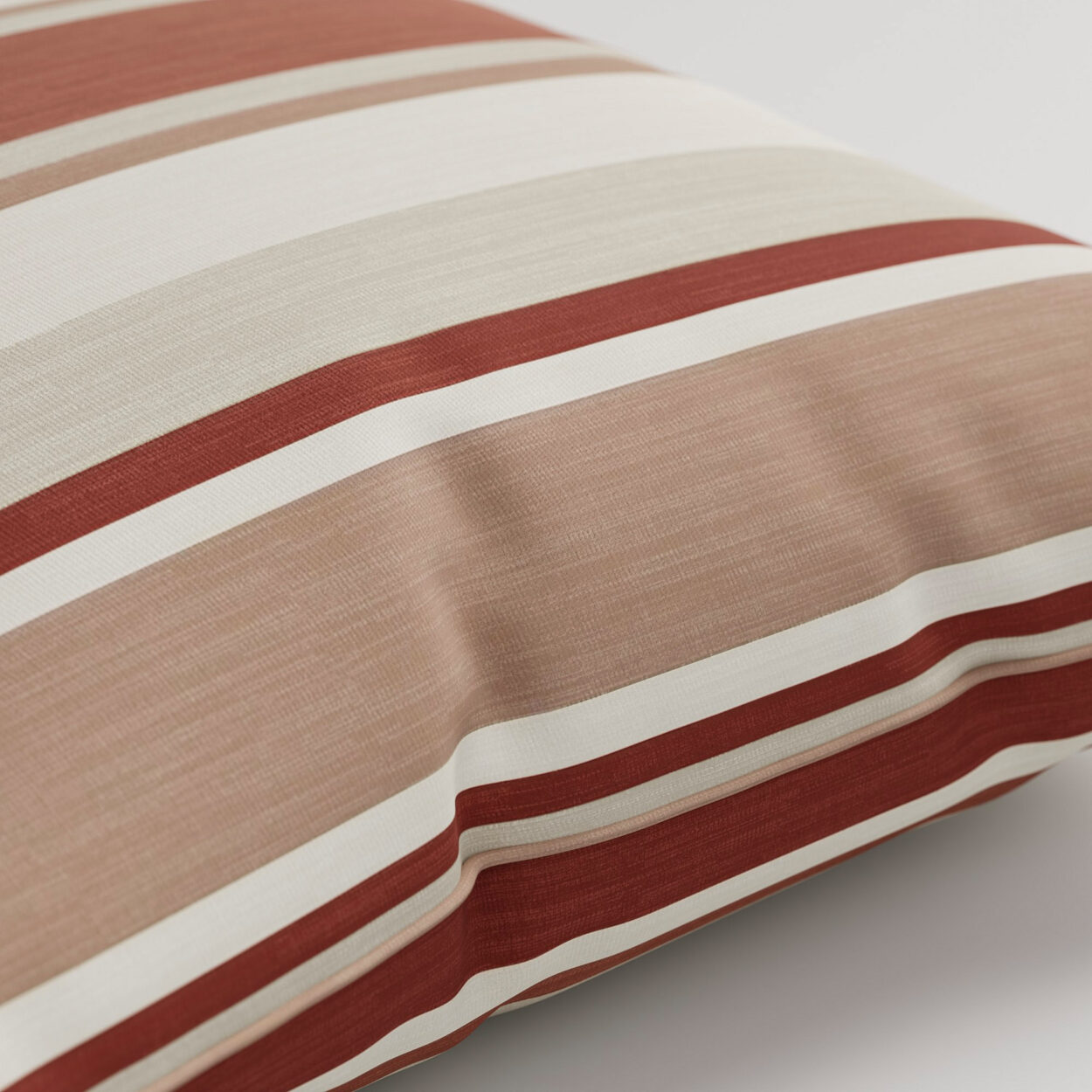 Laura Ashley Awning Stripe Crimson Cushion - Image 2